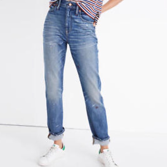 Madewell Denim - Madewell High Rise Slim Painter Boy Jeans 31